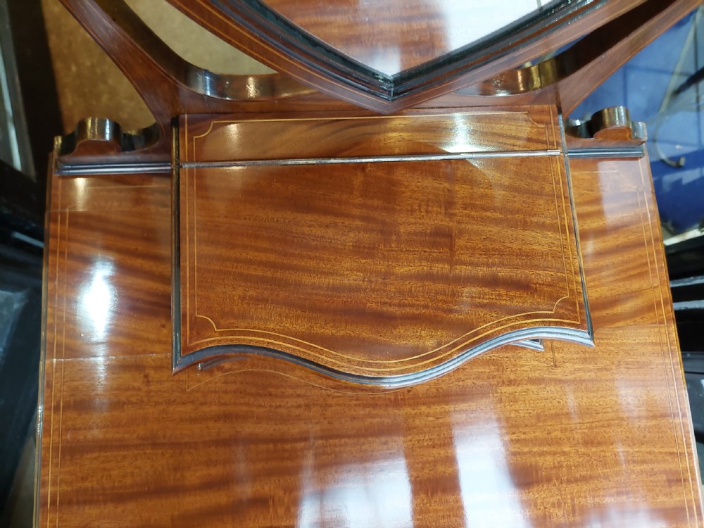 Edwardian Mahogany Vanity Dressing Table View VI