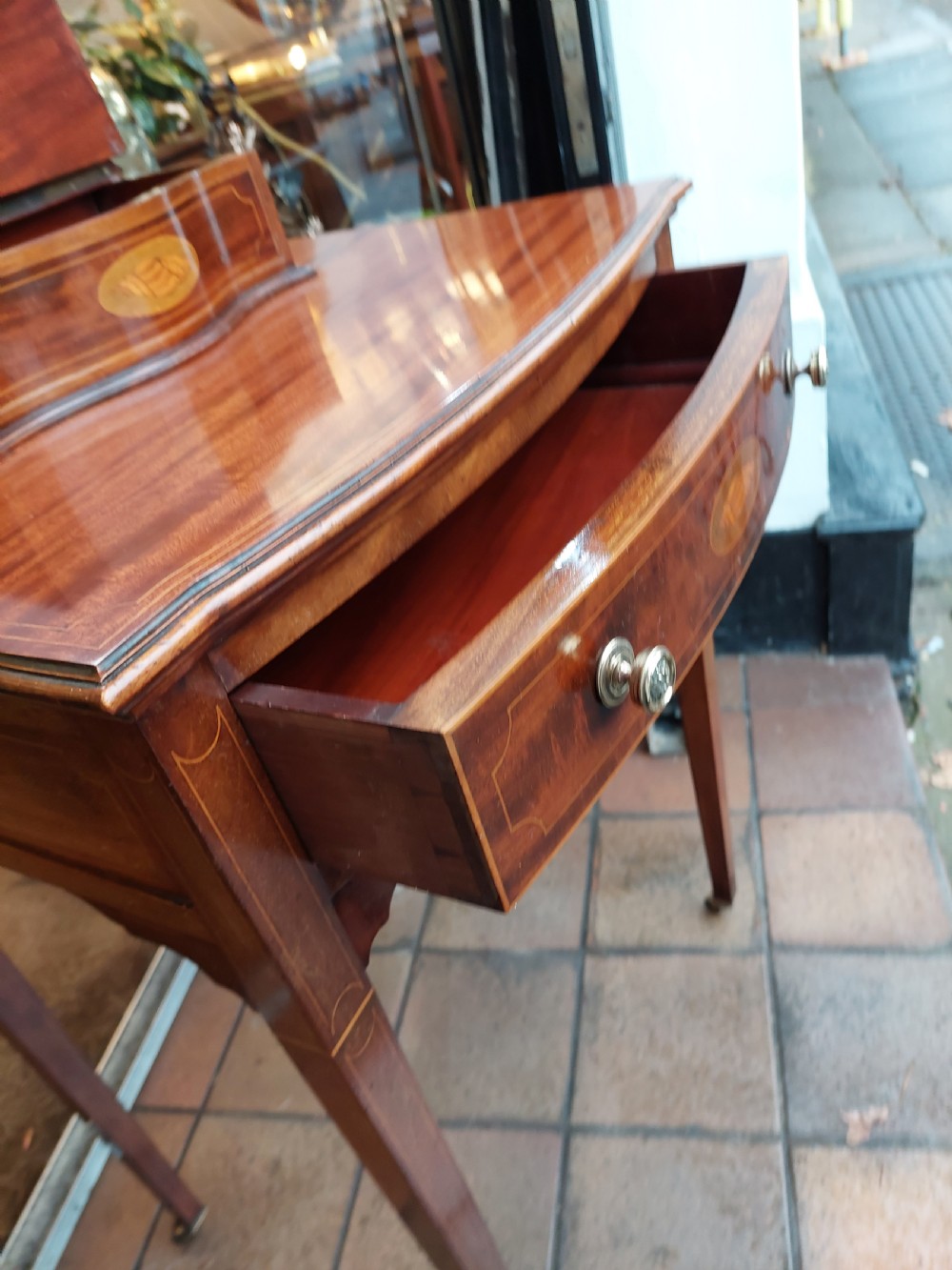 Edwardian Mahogany Vanity Dressing Table View VIII
