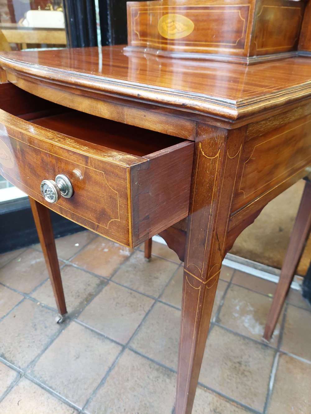 Edwardian Mahogany Vanity Dressing Table View X