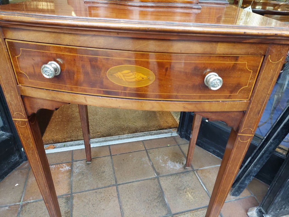 Edwardian Mahogany Vanity Dressing Table View XI