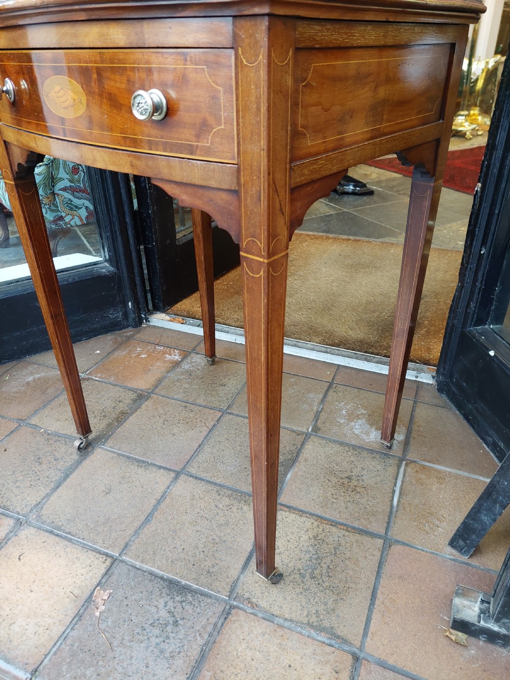 Edwardian Mahogany Vanity Dressing Table View XII