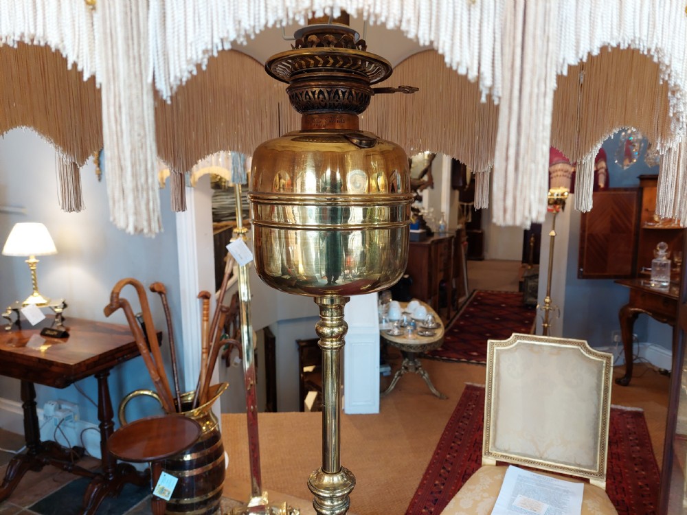 Dutch Arts Nouveau Brass Standard Lamp View IV