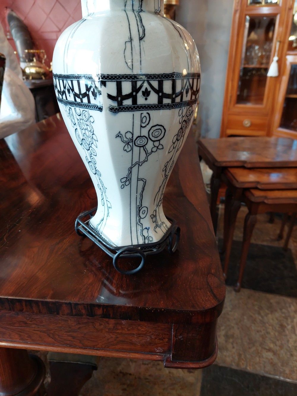 Pair of Early 20thC Wilton Ware  (1904-34) Table Lamps View VI