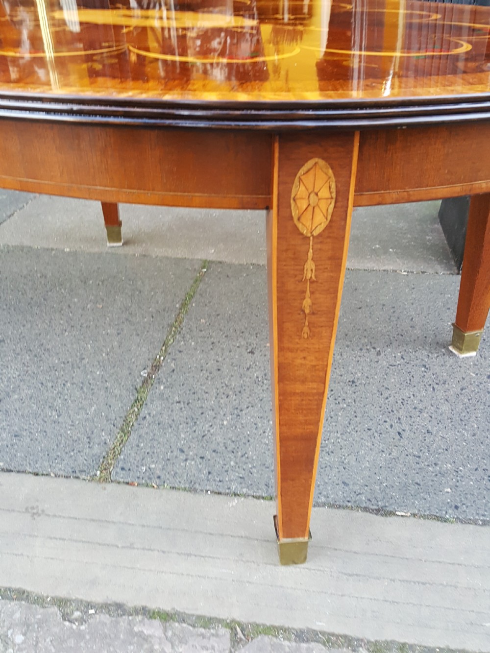 Edwardian Inlaid Mahogany Coffee Table View III