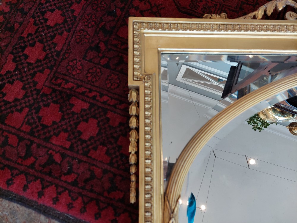 Mid 19thC Adam Style Giltwood Mirror View II