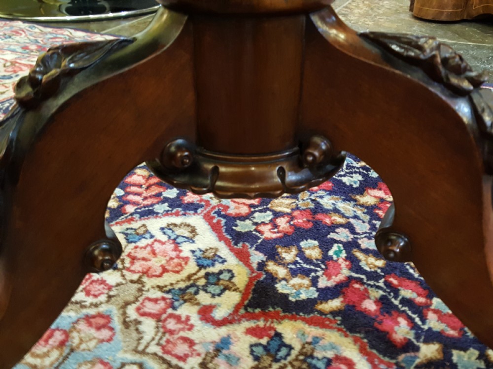 Early Victorian Marquetry Side Table View IX