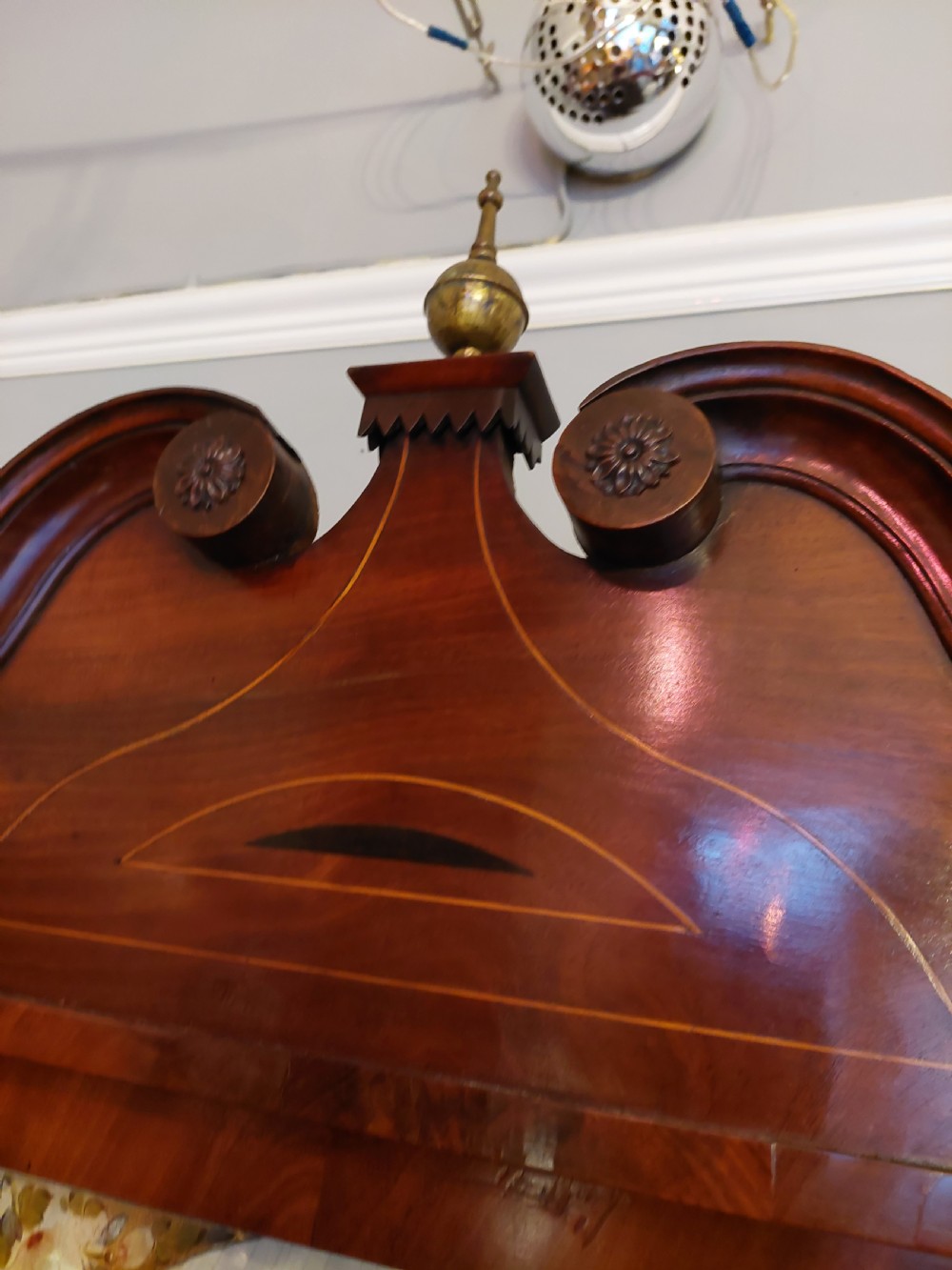 George III Mahogany Cased 8 Day Longcase Clock View IX