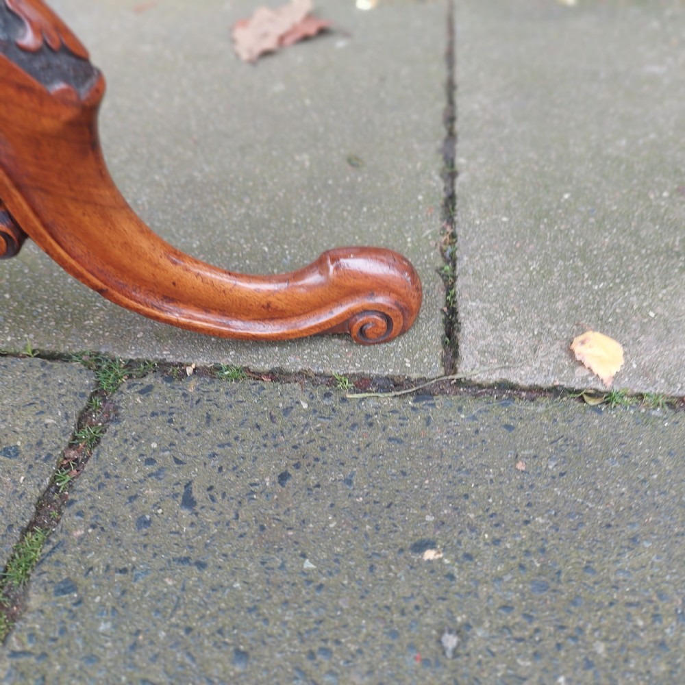 Victorian Burr Walnut Occasional Wine Table  View V