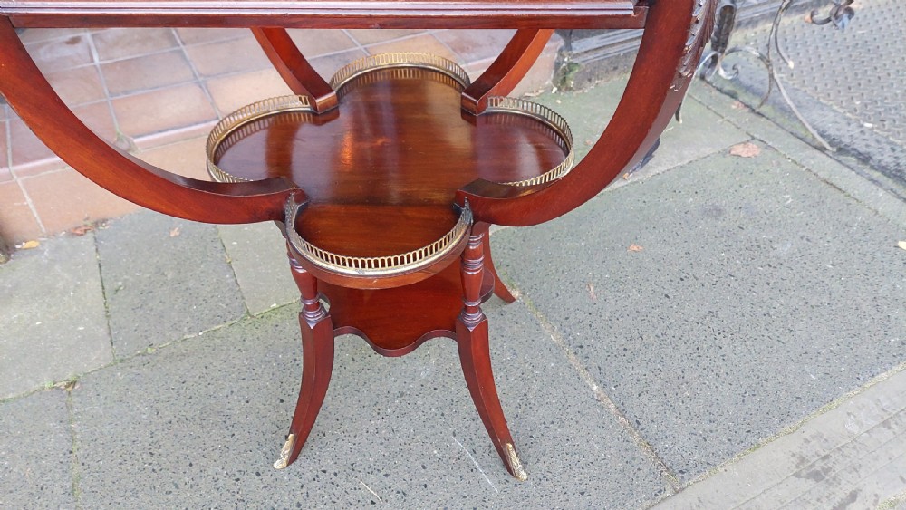 Edwardian Mahogany Butlers Tray Table View III