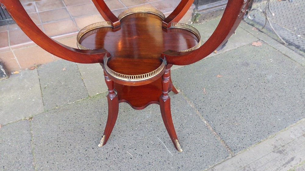 Edwardian Mahogany Butlers Tray Table View IV