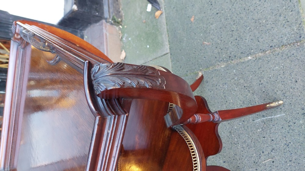Edwardian Mahogany Butlers Tray Table View VI