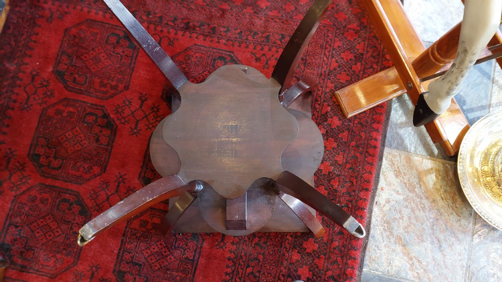 Edwardian Mahogany Butlers Tray Table View VIII