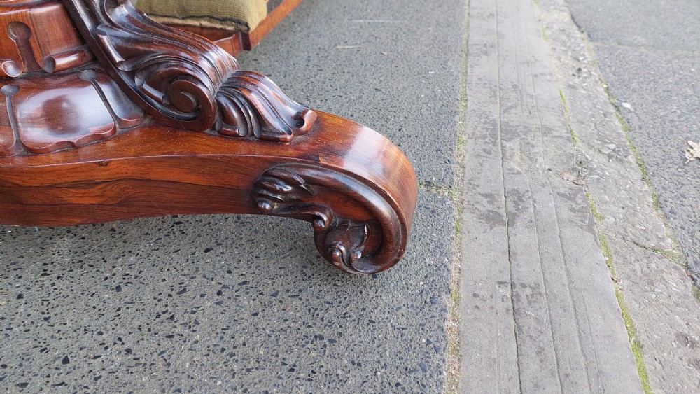 Mid 19thC Rosewood Library Table View III