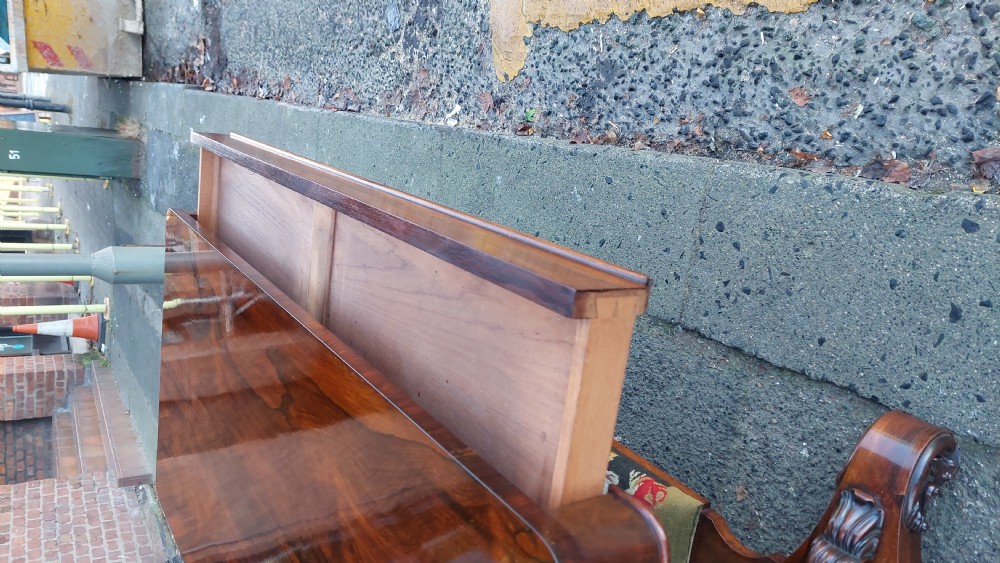 Mid 19thC Rosewood Library Table View VII