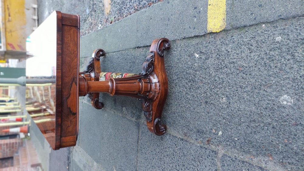 Mid 19thC Rosewood Library Table View IX