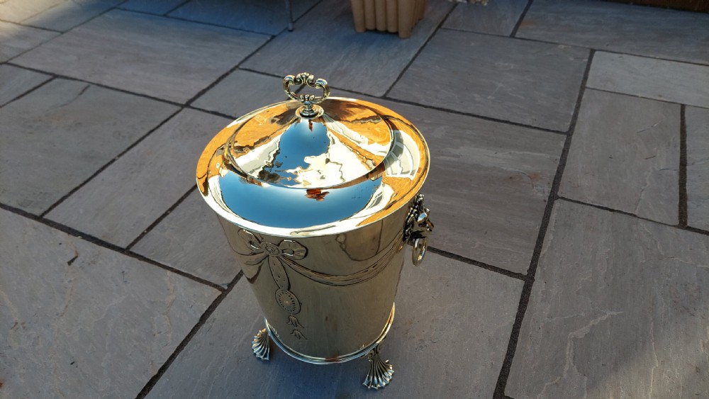 Edwardian Brass Coal Bucket  View V