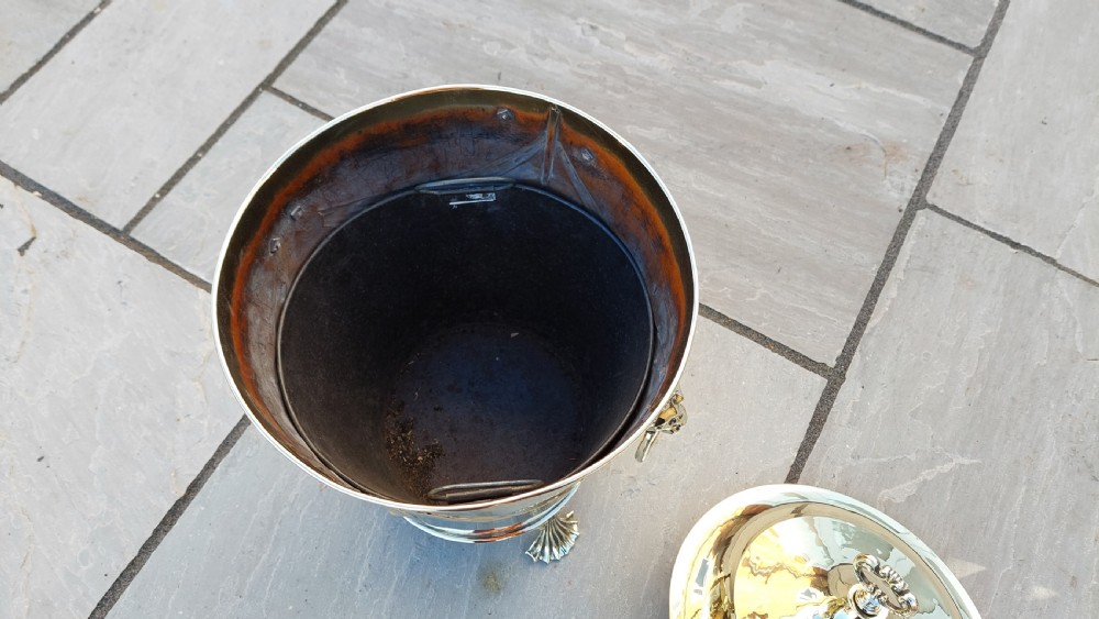 Edwardian Brass Coal Bucket  View VI