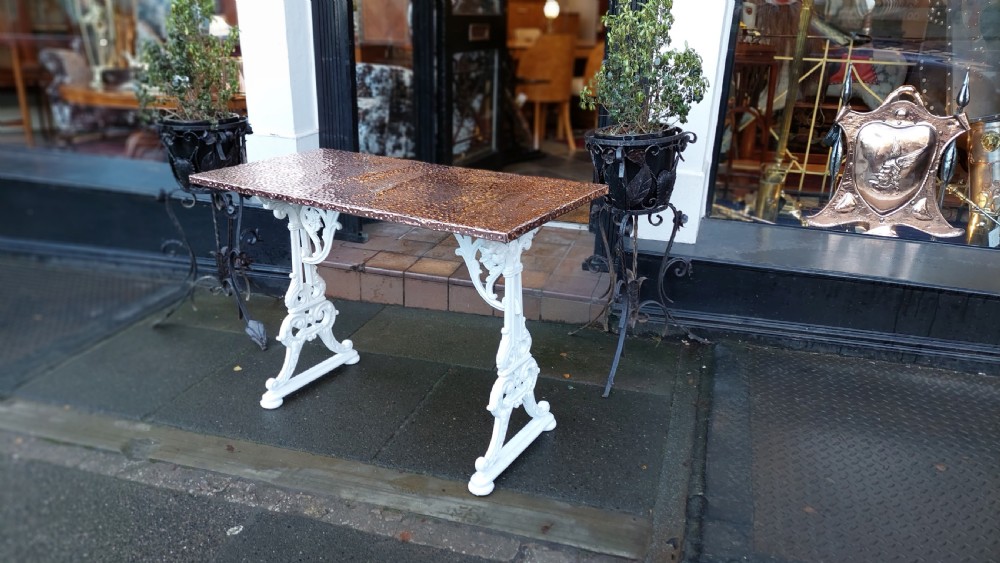 Victorian Coalbrookdale Style Garden Table View III