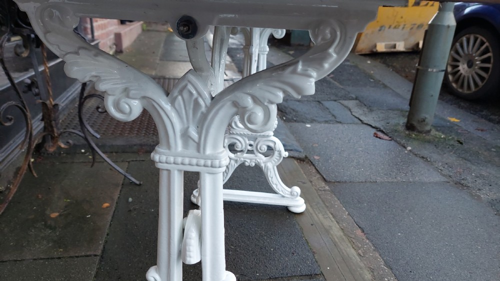 Victorian Coalbrookdale Style Garden Table View VI