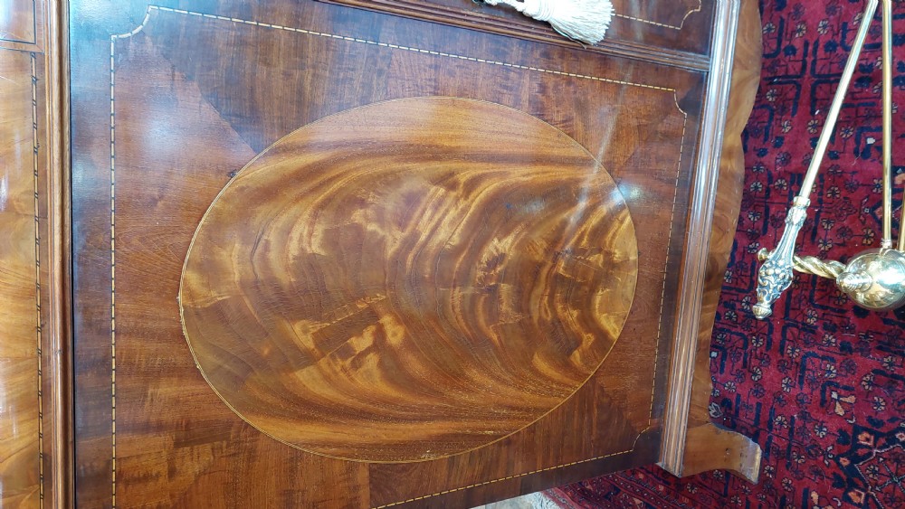 Edwardian Mahogany Display Bookcase Cabinet View V