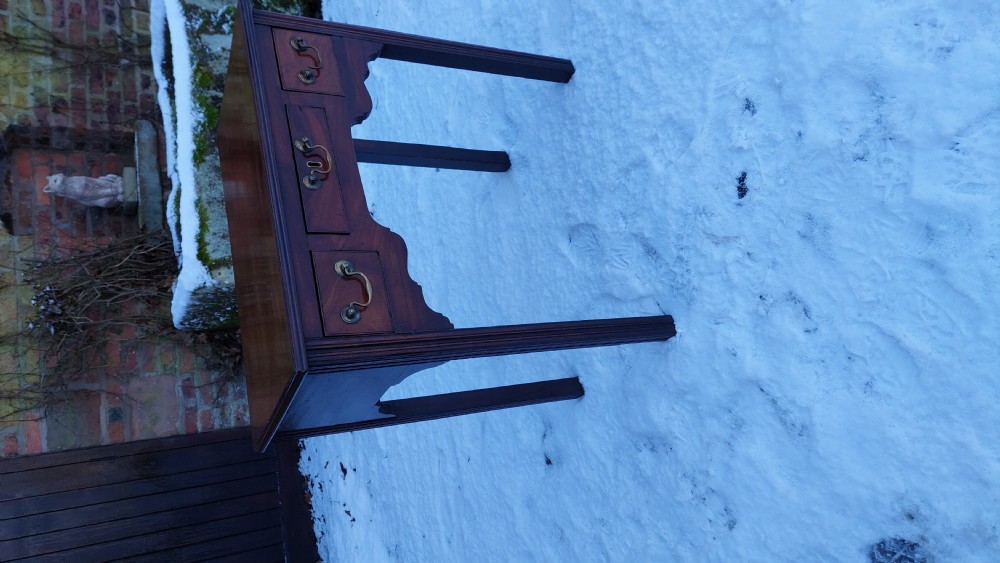George II Mahogany Lowboy View IV