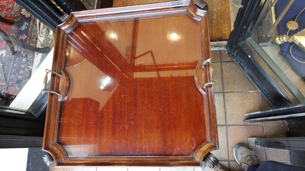 Edwardian Mahogany Drinks Occasional Table View II