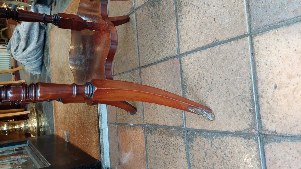 Edwardian Mahogany Drinks Occasional Table View VII