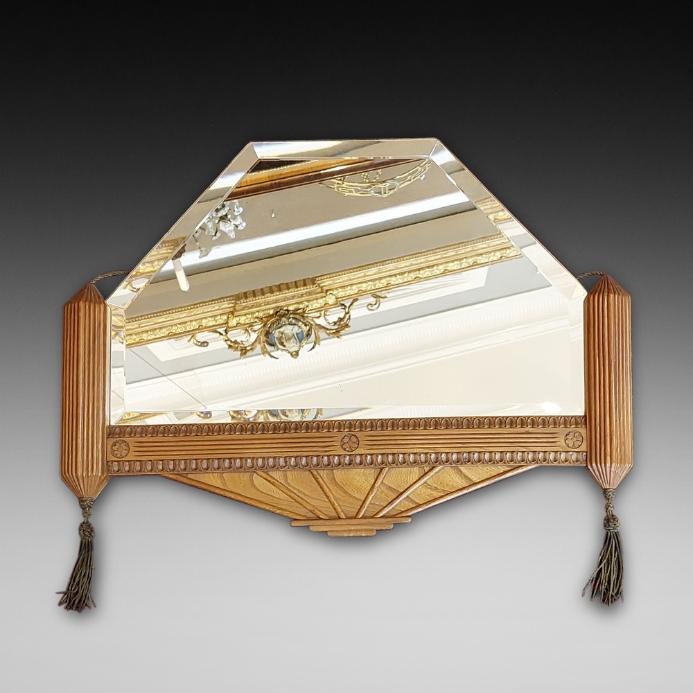  Art Deco Mirror of Geometric Form