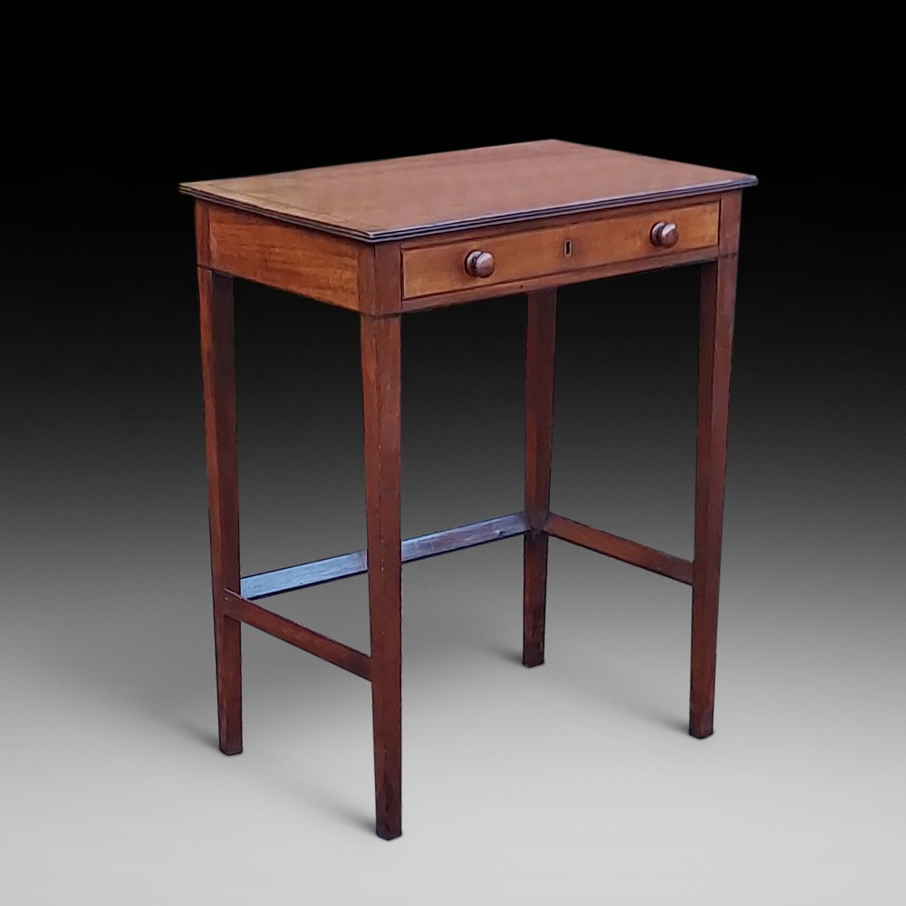 Late Georgian Mahogany and Ebony Strung Hall Table
