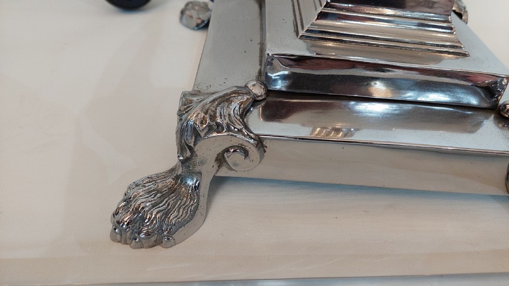 Early 20thC Silver Plated Standard Lamp View III