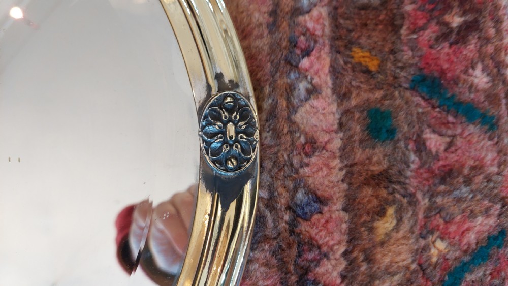 Early 20thC Brass Framed Mirror  View II