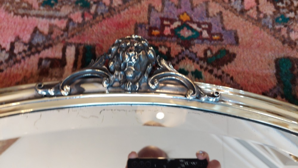Early 20thC Brass Framed Mirror  View III
