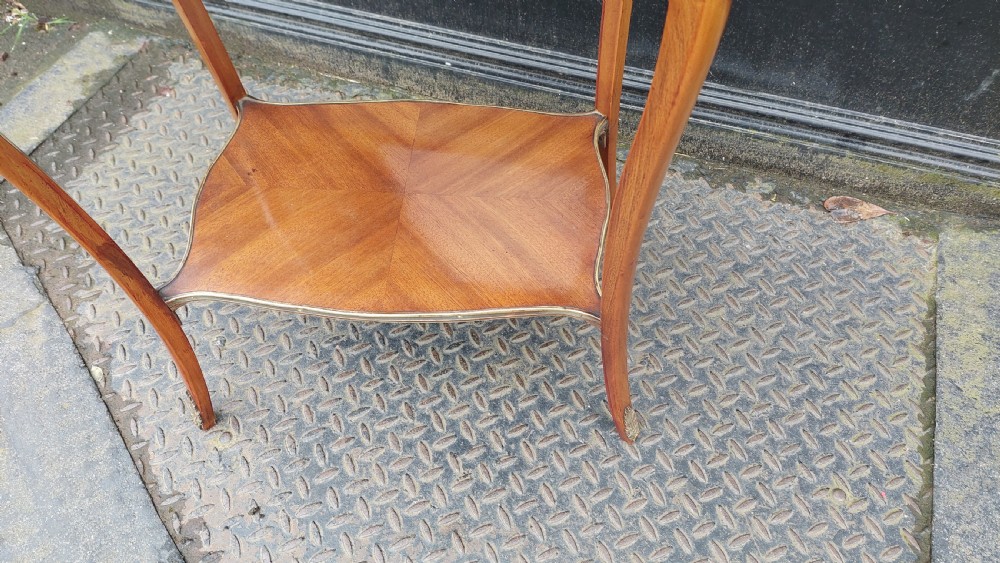 Early 20thC French Parquetry Table View II