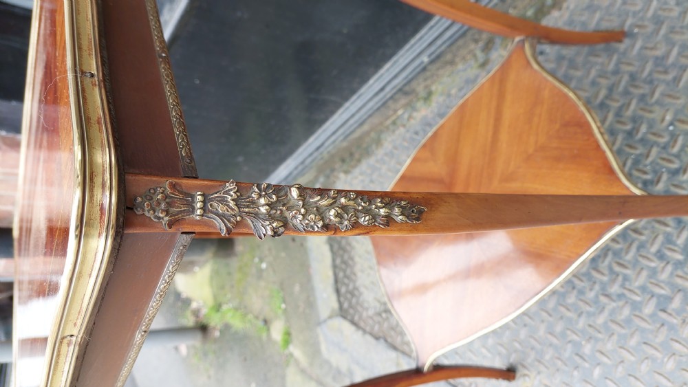 Early 20thC French Parquetry Table View V