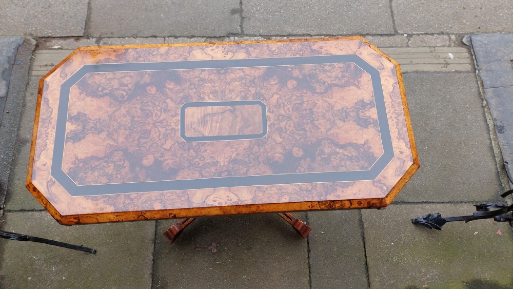 Victorian Black Walnut Card Table View V