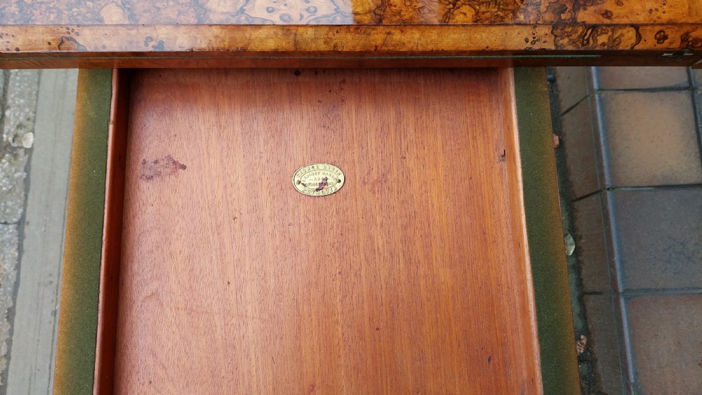Victorian Black Walnut Card Table View VI