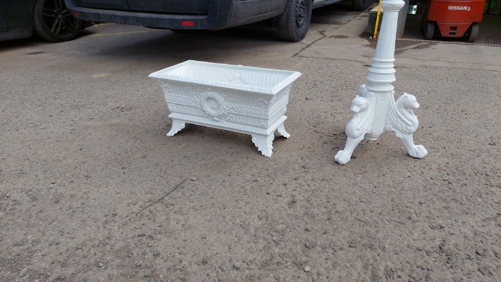 Victorian Trough Cast Iron Planter View III