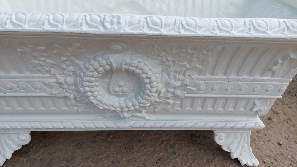 Victorian Trough Cast Iron Planter View IV