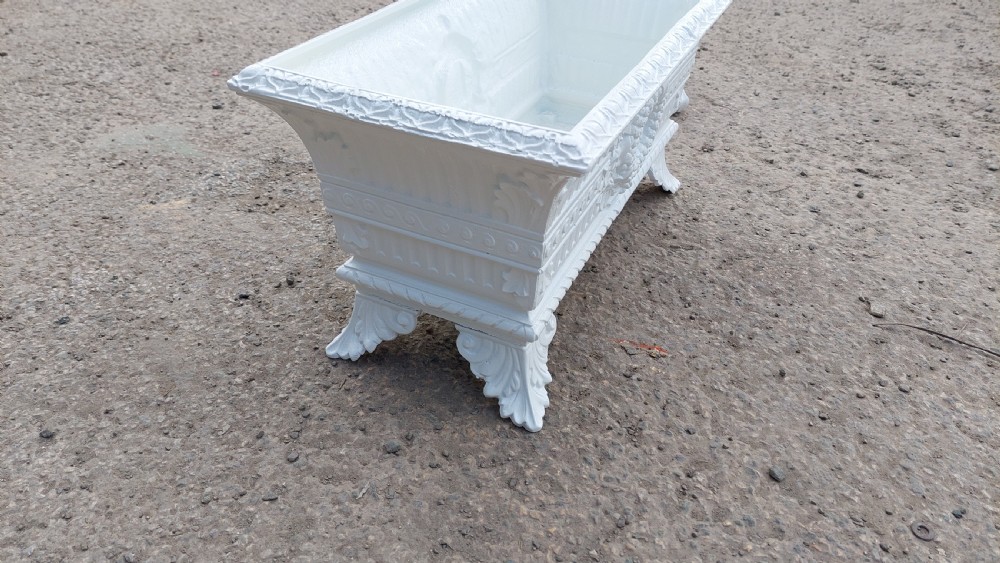 Victorian Trough Cast Iron Planter View VI