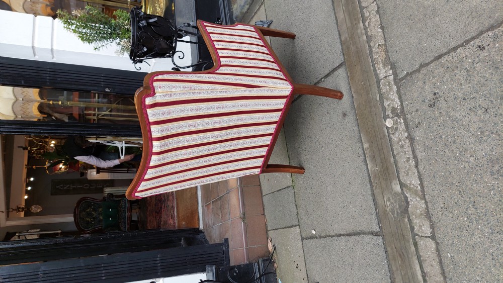 Late 19thC Sheraton-style Mahogany Armchair View VIII