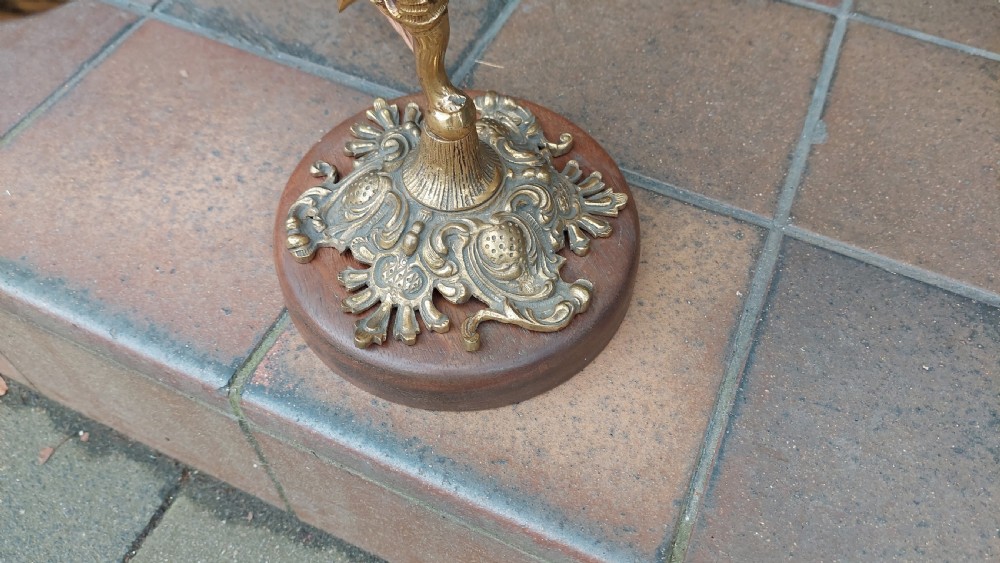 Early 20thC Brass 5 Arm Table Lamp View II