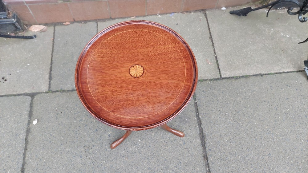 Edwardian Mahogany Occasional Lamp Table View II
