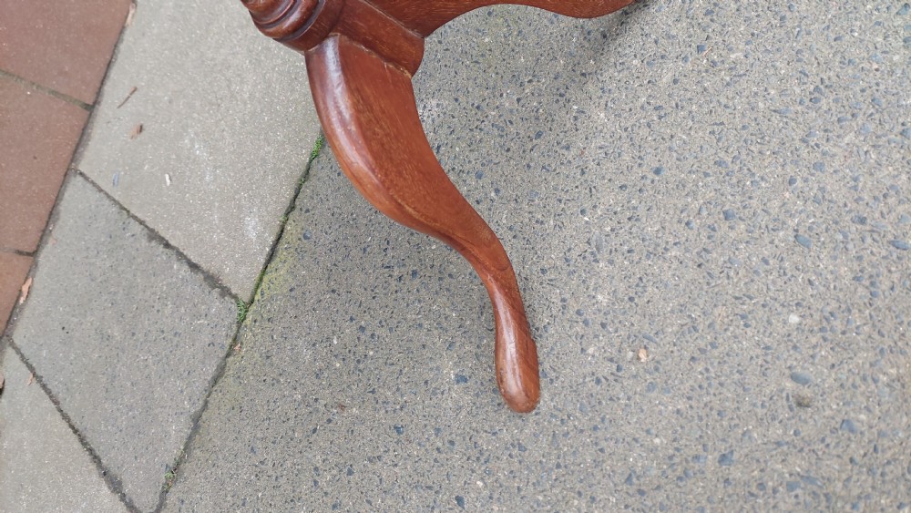 Edwardian Mahogany Occasional Lamp Table View IV