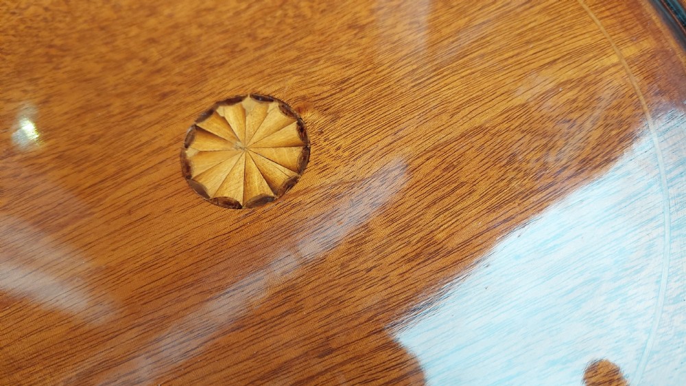 Edwardian Mahogany Occasional Lamp Table View V
