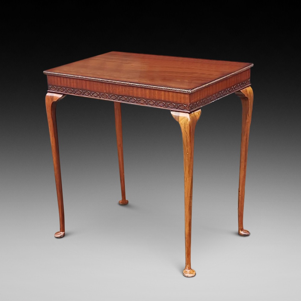 Late 19thC Chinese Chippendale Style Silver Table