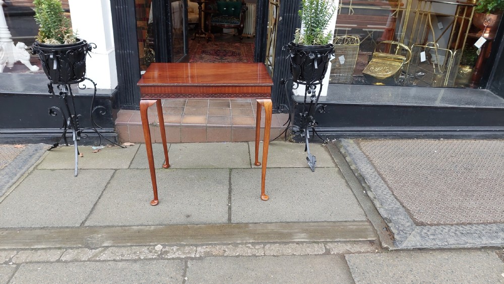 Late 19thC Chinese Chippendale Style Silver Table View II