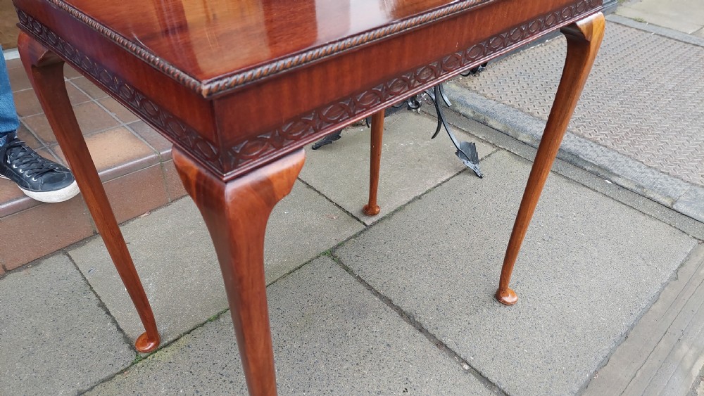 Late 19thC Chinese Chippendale Style Silver Table View III