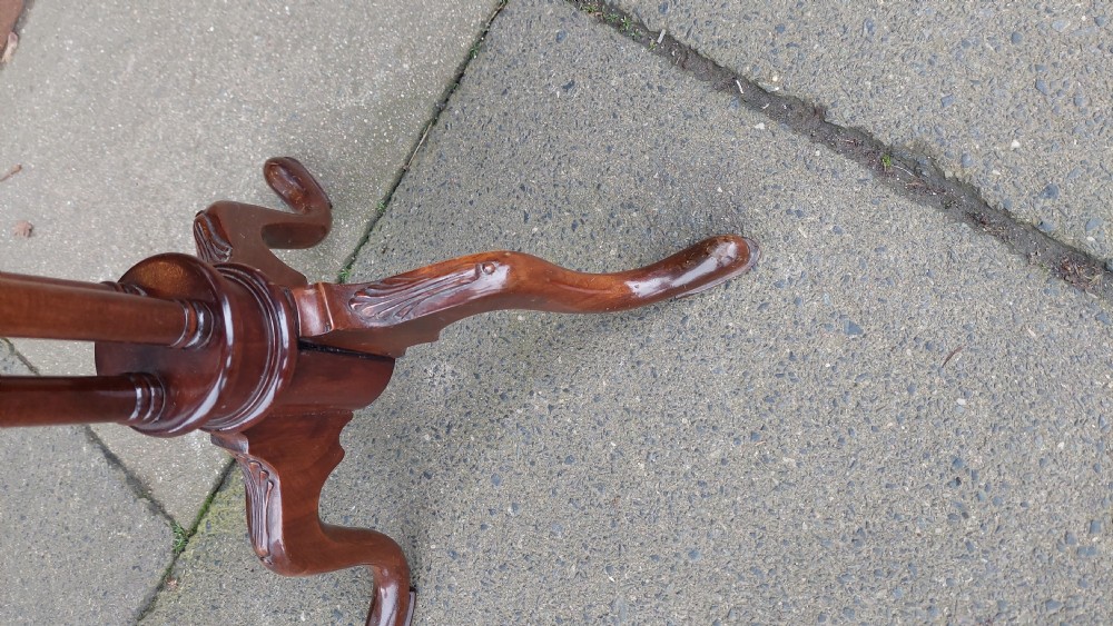 Edwardian Mahogany Occasional Wine Table View III