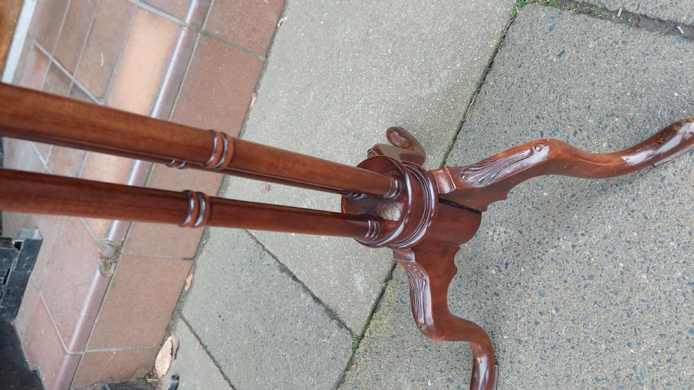Edwardian Mahogany Occasional Wine Table View IV