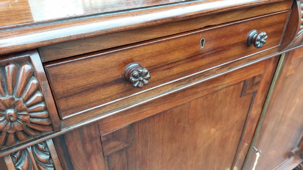 Regency Goncalo Alves Chiffonier Cabinet View VII